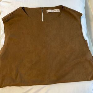 Size small mango suede feeling too